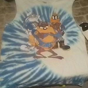 No sleeve tank top looney tunes